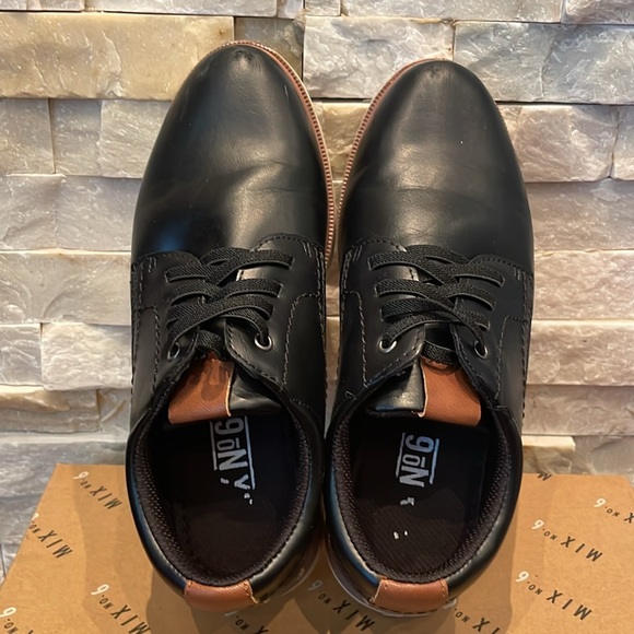 Black Slip on Dress Shoes - Picture 4 of 9